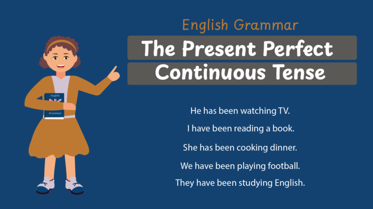 The Present Perfect Continuous Tense